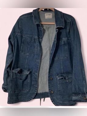 Old Navy women’s  Classic Blue Shirt Jacket
